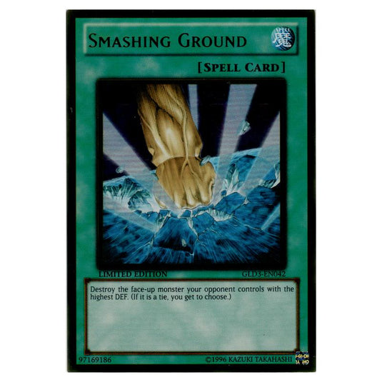 Yu-Gi-Oh! - Gold Series 3 - Smashing Ground (Gold Rare) GLD3-EN042