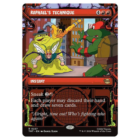 Magic The Gathering - Teenage Mutant Ninja Turtles - Raphael's Technique - 0237
