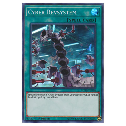 Yu-Gi-Oh! - 2019 Gold Sarcophagus Tin Mega Pack - Cyber Revsystem (Super Rare) MP19-EN118