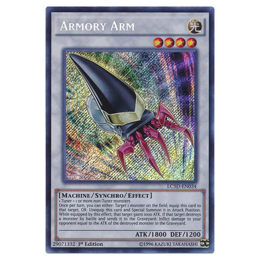 Yu-Gi-Oh! - Legendary Collection 5D's Mega Pack - Armory Arm (Secret Rare) LC5D-EN034