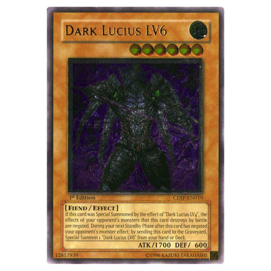 Yu-Gi-Oh! - Cyberdark Impact - Dark Lucius LV6 (Ultimate Rare) CDIP-EN010