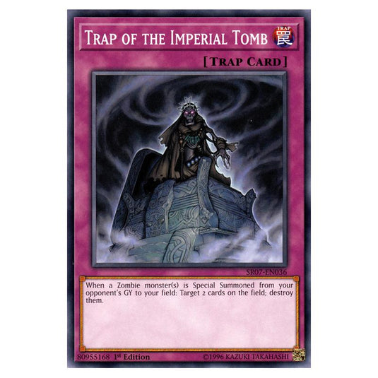 Yu-Gi-Oh! - Structure Deck - Zombie Horde - Trap of the Imperial Tomb (Common) SR07-EN036