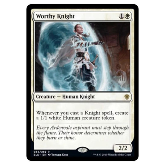 Magic The Gathering - Throne of Eldraine Promos - Worthy Knight - 036/269