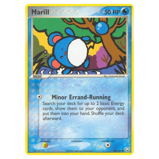 Pokemon - EX Team Rocket Returns - Marill - 068/109