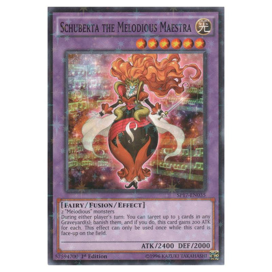 Yu-Gi-Oh! - Star Pack Battle Royal - Schuberta the Melodious Maestra (Starfoil Rare) SP17-EN035