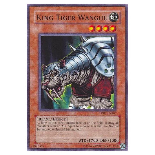 Yu-Gi-Oh! - Dark Beginning 2 - King Tiger Wanghu (Common) DB2-EN207