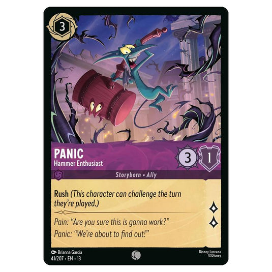 Lorcana - Attack of the Vine - Panic - Hammer Enthusiast (Common) - 41/207