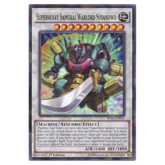 Yu-Gi-Oh! - Star Pack ARC-V - Superheavy Samurai Warlord Susanowo (Shatterfoil Rare) SP15-EN034