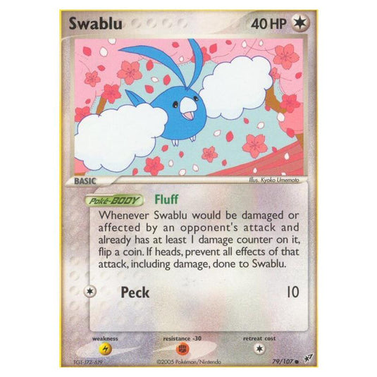 Pokemon - EX Deoxys - Swablu - 079/107