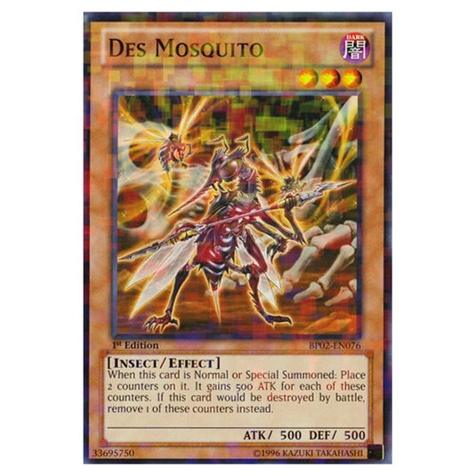 Yu-Gi-Oh! - Battle Pack 2 - War of the Giants - Des Mosquito (Mosaic Rare) BP02-EN076