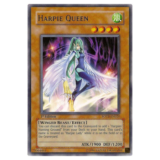 Yu-Gi-Oh! - Force of the Breaker - Harpie Queen (Rare) FOTB-EN020