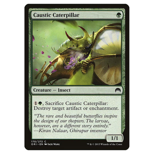 Magic The Gathering - Magic Origins - Caustic Caterpillar - 170/272 (Foil)