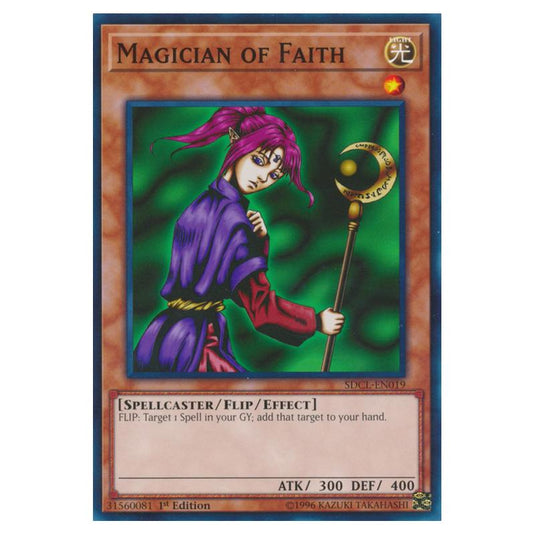 Yu-Gi-Oh! - Structure Deck - Cyberse Link - Magician of Faith (Common) SDCL-EN019