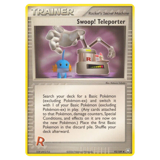 Pokemon - EX Team Rocket Returns - Swoop! Teleporter - 092/109
