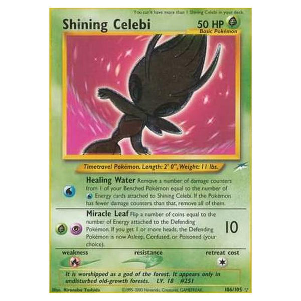 Pokemon - Neo Destiny - Shining Celebi - 106/105