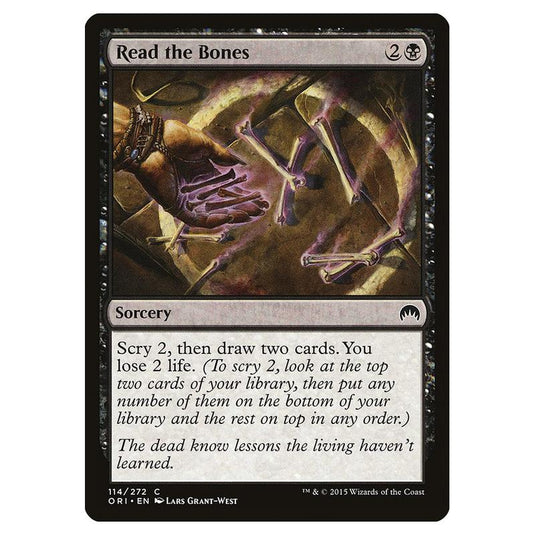 Magic The Gathering - Magic Origins - Read The Bones - 114/272