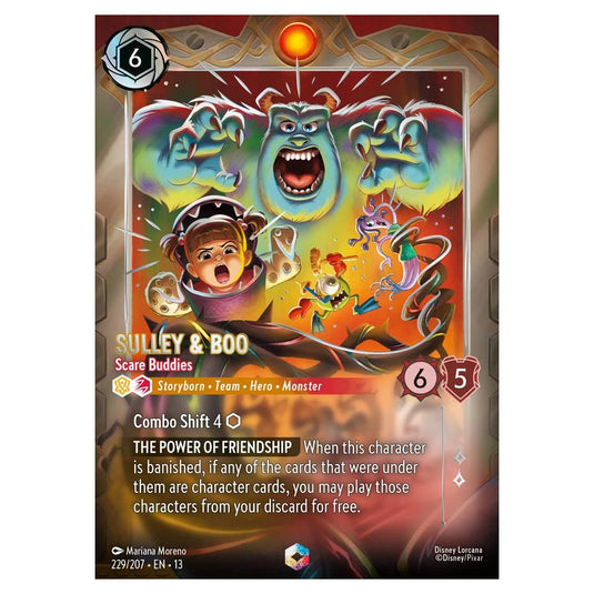 Lorcana - Attack of the Vine! - Sulley & Boo - Scare Buddies (Enchanted) - 229/207