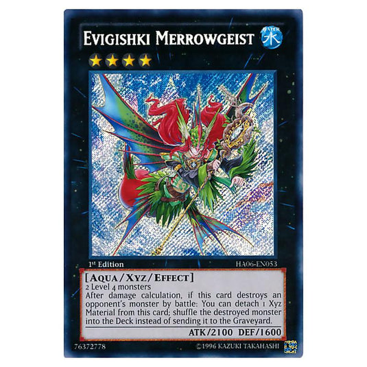 Yu-Gi-Oh! - Hidden Arsenal 6 - Omega Xyz - Evigishki Merrowgeist (Secret Rare) HA06-EN053