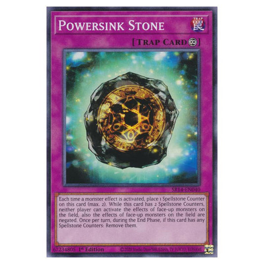 Yu-Gi-Oh! - Structure Deck - Fire Kings - Powersink Stone (Common) SR14-EN040
