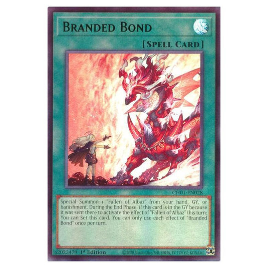 Yu-Gi-Oh! - The Chronicles Deck - The Fallen & The Virtuous - Branded Bond (Ultra Rare) - CH01-EN028