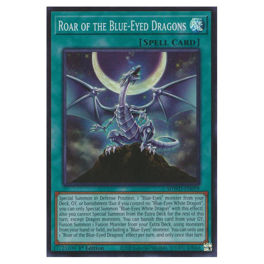 Yu-Gi-Oh! - Structure Deck - Blue-Eyes White Destiny - Roar of the Blue-Eyed Dragons (Super Rare) SDWD-EN019