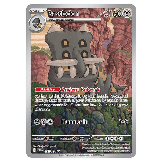 Pokemon - Mega Evolution - Pitch Black - Bastiodon - 093/084