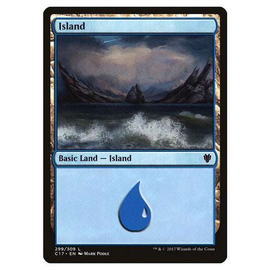 Magic The Gathering - Commander 2017 - Island - 299/309