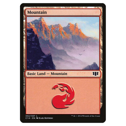 Magic The Gathering - Commander 2014 - Mountain - 332