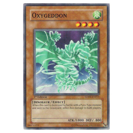 Yu-Gi-Oh! - Structure Deck - Dinosaur's Rage - Oxygeddon (Common) SD09-EN011