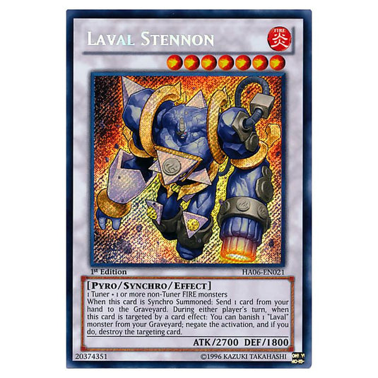 Yu-Gi-Oh! - Hidden Arsenal 6 - Omega Xyz - Laval Stennon (Secret Rare) HA06-EN021