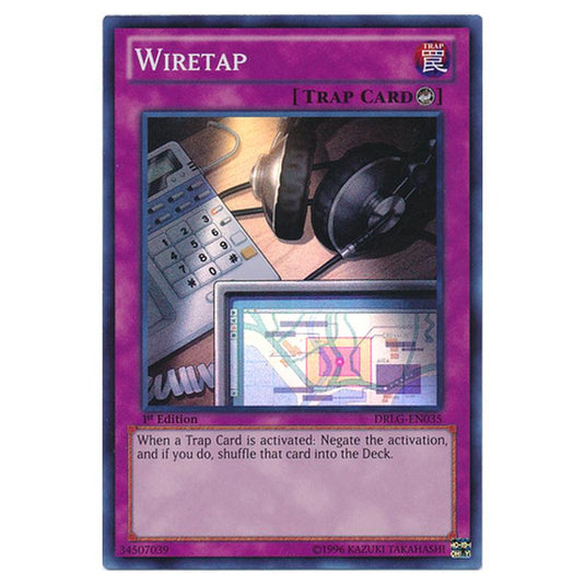Yu-Gi-Oh! - Dragons of Legend - Wiretap (Super Rare) DRLG-EN035