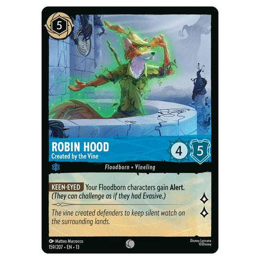 Lorcana - Attack of the Vine - Robin Hood - Created by the Vine (Common) - 159/207