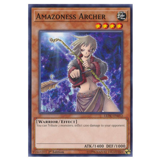 Yu-Gi-Oh! - Legendary Duelists - Amazoness Archer (Common) LEDU-EN012
