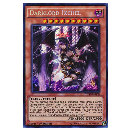 Yu-Gi-Oh! - Destiny Soldiers - Darklord Ixchel (Secret Rare) DESO-EN030