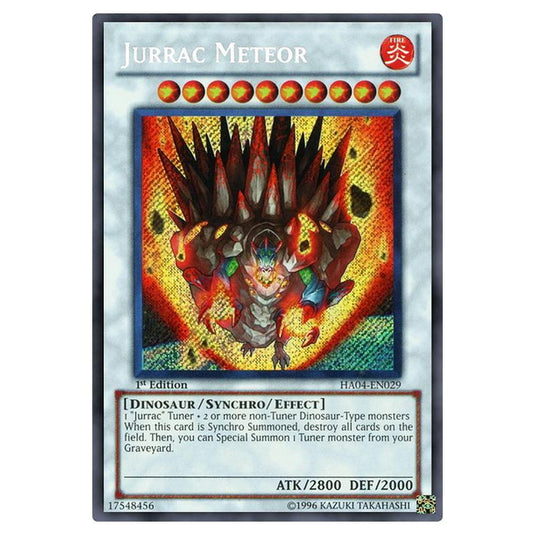 Yu-Gi-Oh! - Hidden Arsenal 4 - Trishula's Triumph - Jurrac Meteor (Secret Rare) HA04-EN029