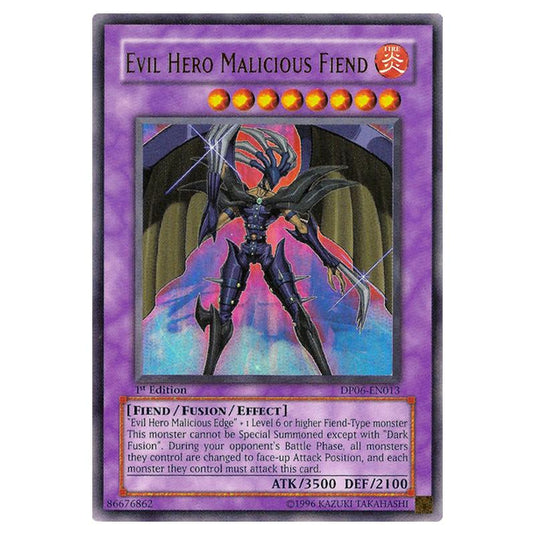Yu-Gi-Oh! - Duelist Pack - Jaden Yuki 3 - Evil HERO Malicious Fiend (Ultra Rare) DP06-EN013