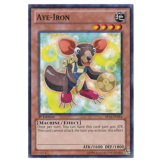 Yu-Gi-Oh! - Star Pack 2014 - Aye-Iron (Starfoil Rare) SP14-EN016