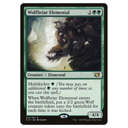 Magic The Gathering - Commander 2014 - Wolfbriar Elemental - 225