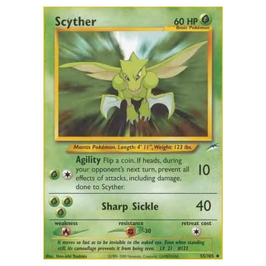 Pokemon - Neo Destiny - Scyther - 055/105