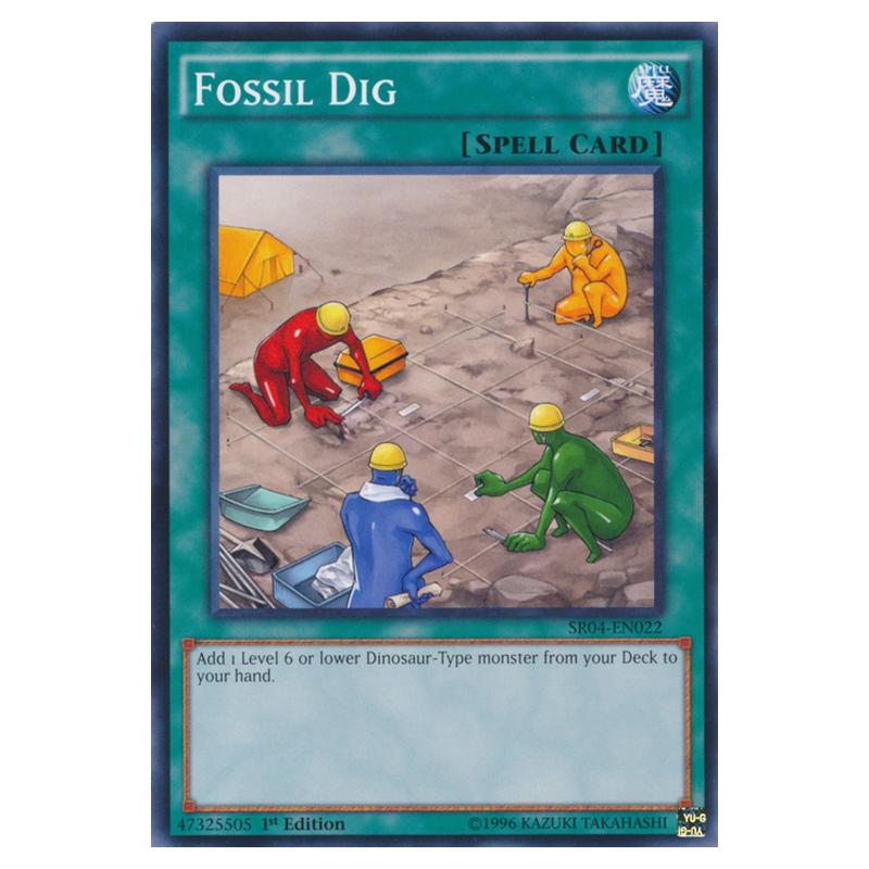 Yu-Gi-Oh! - Dinosmasher's Fury Structure Deck - Fossil Dig (Common) SR