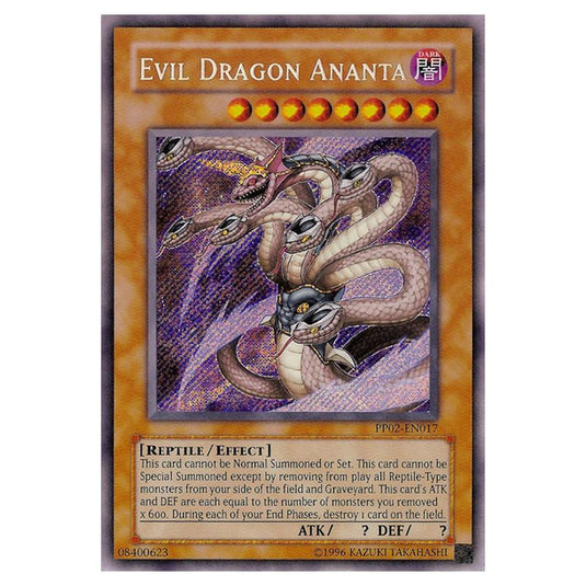 Yu-Gi-Oh! - Premium Pack 2 (TCG) - Evil Dragon Ananta (Secret Rare) PP02-EN017