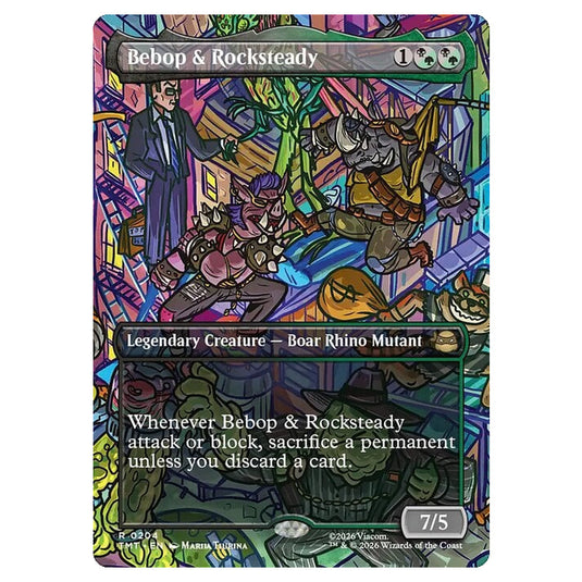 Magic The Gathering - Teenage Mutant Ninja Turtles - Bebop & Rocksteady - 0204