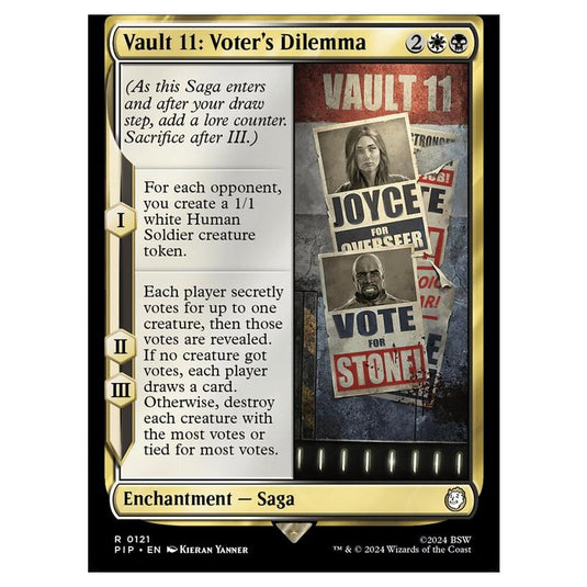 Magic The Gathering - Universes Beyond - Fallout - Vault 11: Voter's Dilemma - 0121