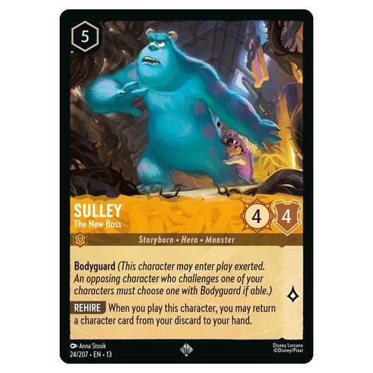 Lorcana - Attack of the Vine - Sulley - The New Boss (Super Rare) - 24/207
