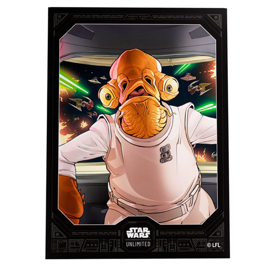 Gamegenic - Star Wars Unlimited - Art Sleeves - Admiral Ackbar (60 Sleeves)