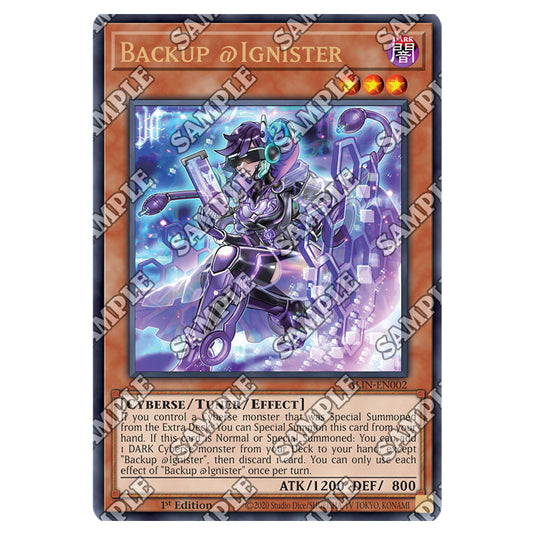 Backup @Ignister ALIN-EN002 card from the Yu-Gi-Oh! set Alliance Insight