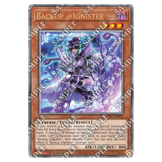 Backup @Ignister ALIN-EN002-QCR card from the Yu-Gi-Oh! set Alliance Insight