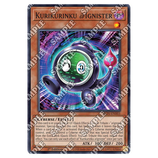 Kurikurinku @Ignister ALIN-EN003 card from the Yu-Gi-Oh! set Alliance Insight