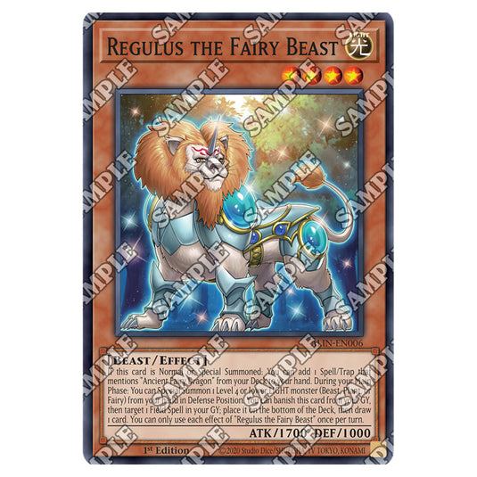 Regulus the Fairy Beast ALIN-EN006 card from the Yu-Gi-Oh! set Alliance Insight