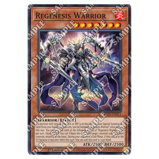 Regenesis Warrior ALIN-EN013 card from the Yu-Gi-Oh! set Alliance Insight